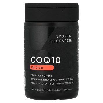 Sports Research Co Q10 100 mg 120 рідких капсул - Sports Research