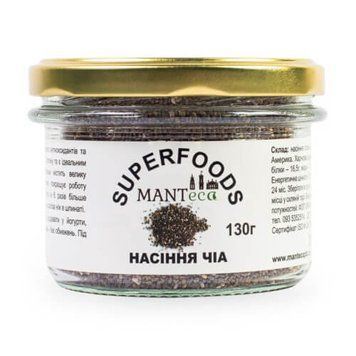 Manteca Chia Seeds 130 грам 130 грам MNT-9654 фото