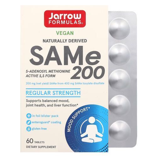 Jarrow Formulas SAMe 200 mg 60 таблеток - Jarrow Formulas