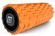 Масажний ролик EasyFit Grid Roller 33 см v.1.1 міцний масажер (помаранчевий) фото 1