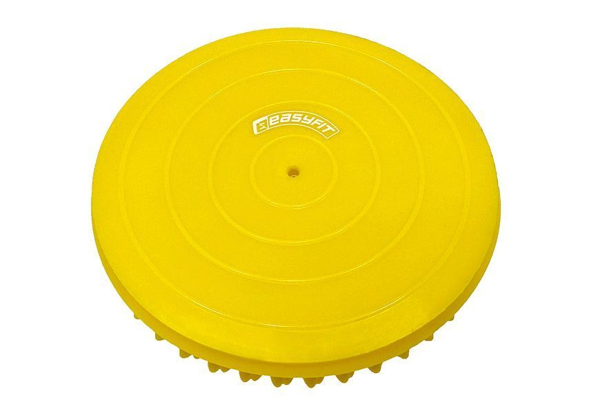 Півсфера масажна кіндербол EasyFit 16 см м'яка жовта EF-3001-Y фото