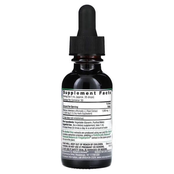 Nature's Answer Valerian Root 1,000 mg 30 мл Nature's Answer купити в Україні