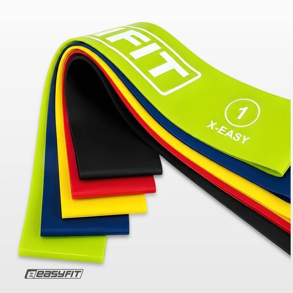 Гумові кільця для фітнесу EasyFit набір 5 шт EasyFit купити в Україні