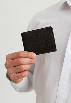 Шкіряна обкладинка для посвідчення учасника бойових дій (УБД) темно-коричнева - BlankNote