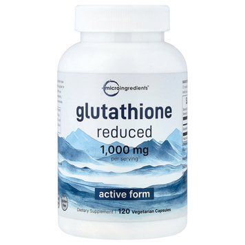 Micro Ingredients Glutathione 1000 mg 120 рослинних капсул - Micro Ingredients