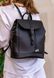 Шкіряний жіночий рюкзак Олсен чорний краст BN-BAG-13-g фото 6