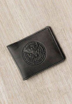 Шкіряна обкладинка на посвідчення Головного управління розвідки (ГУР) Чорна - BlankNote