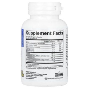 Natural Factors WomenSense Thyroid Formula 60 капсул Natural Factors купити в Україні