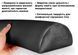 Напіввалик Easyfit 45 см для масажного столу Чорний фото 2