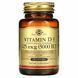 Solgar Vitamin D3 125 mcg (5000 IU) 100 рідких капсул фото 1