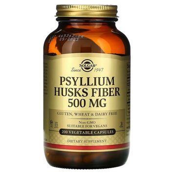 Solgar Psyllium Husk Fiber 500 mcg 200 капсул SOL-02315 фото