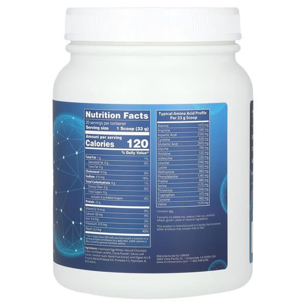 MRM Nutrition Egg White Protein 680 грам Шоколад MRM-72075 фото