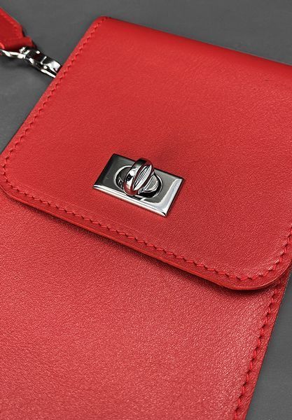 Шкіряна сумка для телефону Tina Червона BN-GC-33-red фото
