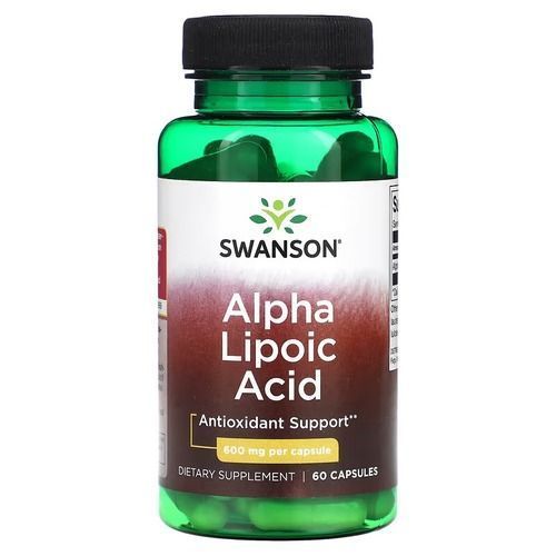 Swanson Alpha Lipoic Acid 600 mg 60 капсул - Swanson