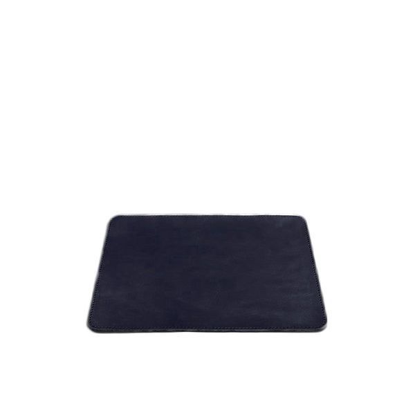 Килимок для мишки з натуральної шкіри 1.0 темно-синій краст BN-MP-navy-blue фото