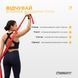 Стрічка латексна EasyFit 0.65 мм для пілатеса та йоги червона EasyFit купити в Україні 6