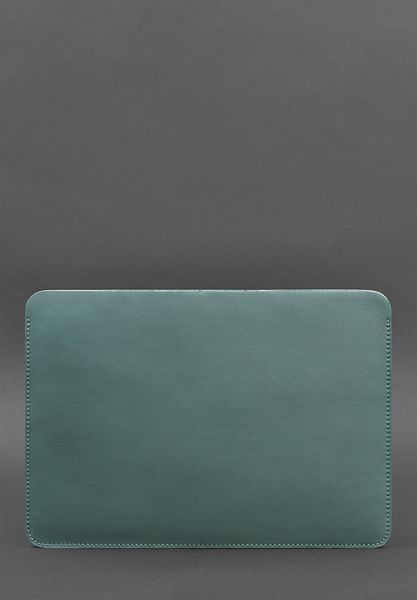 Чохол із натуральної шкіридля MacBook 13 дюйм Бірюзовий фото
