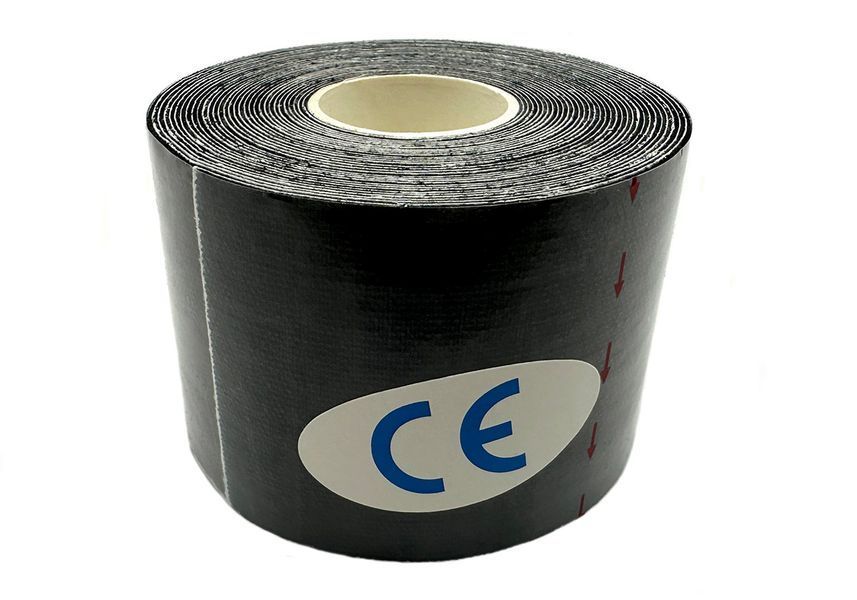 Кінезіологічний тейп EasyFit Kinesio чорний EF-2080-BK фото