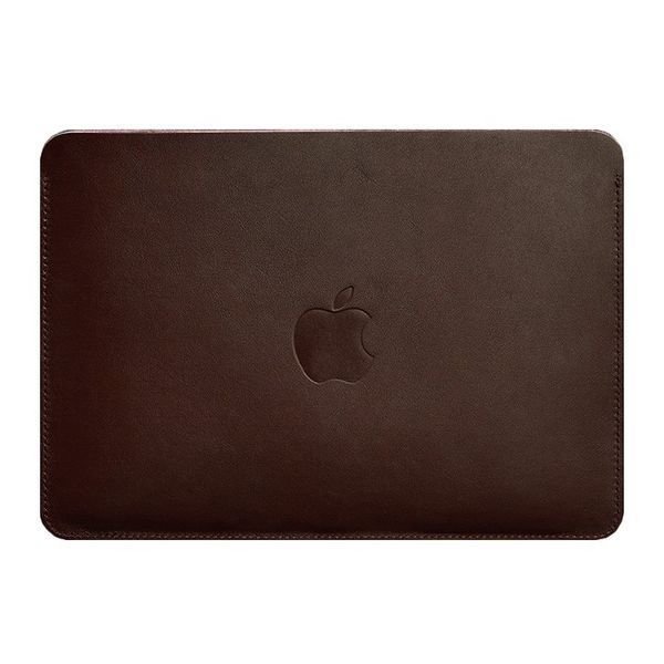 Чохол із натуральної шкіри для MacBook 13 дюйм Бордовий BN-GC-7-vin фото