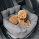 Автомобільне Крісло-переноска для Собак і Котів NEWPET 2в1 &mdash; Преміум Лежанка в Машину з Міцною Фіксацією Ременями, Страхувальним Карабіном і М'якою Ортопедичною Подушкою для Дрібних і Середніх Порід Собак NEWPET-Z фото 1