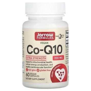 Jarrow Formulas Co-Q10 200 mg 60 рослинних капсул - Jarrow Formulas