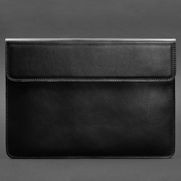 Шкіряний чохол-конверт на магнітах для MacBook 15-16 дюйм Чорний BN-GC-12-g фото