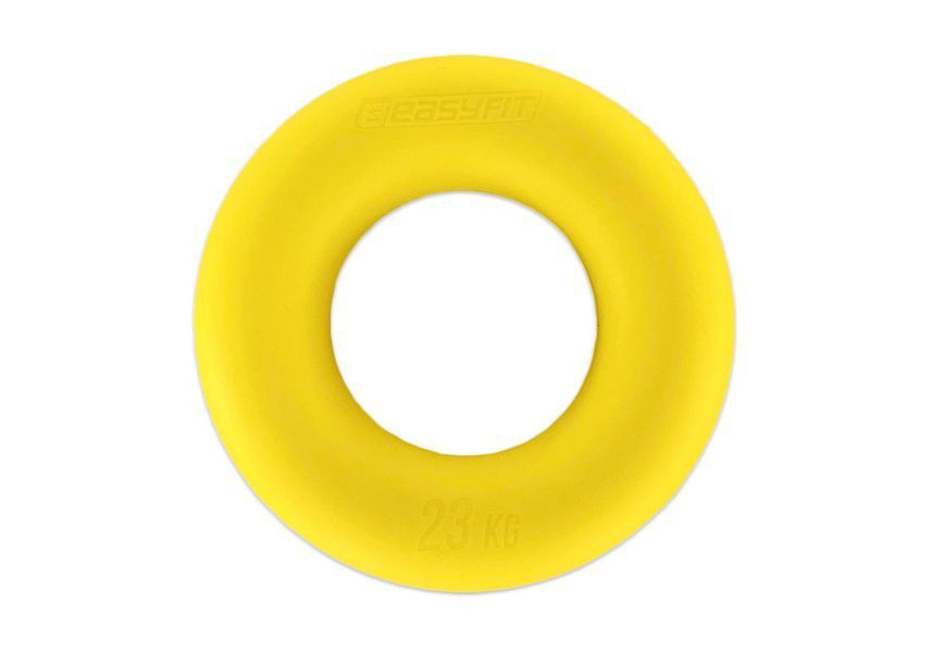 Еспандер кистьовий кільце EasyFit Ring 23 кг жовтий  купити в Україні
