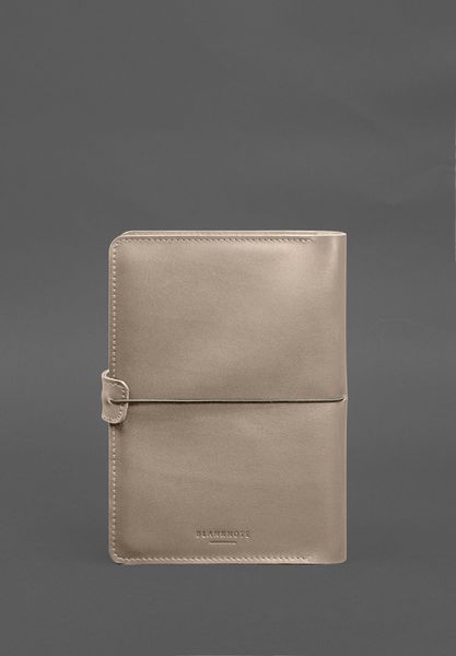 Шкіряний блокнот А5 (софт-бук) 9.4 світло-бежевий BN-SB-9-4-light-beige фото