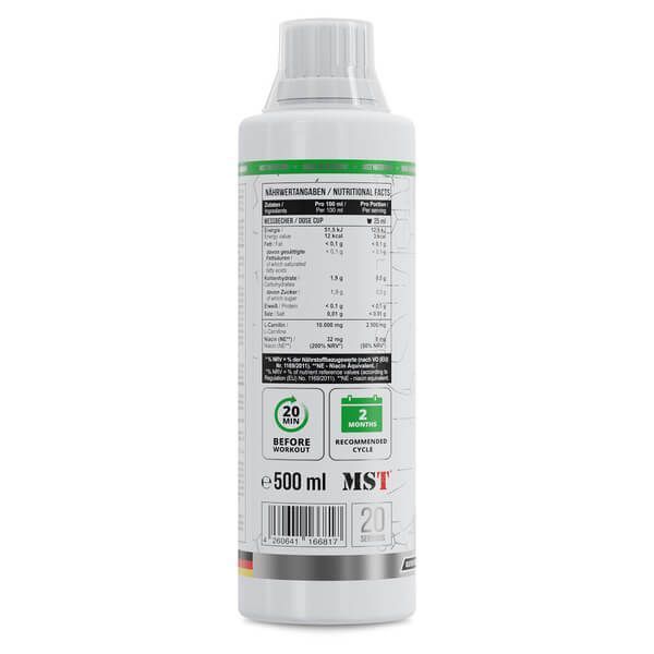 MST L-Carnitine 500 мл, Тропічний мікс MS-23541 фото