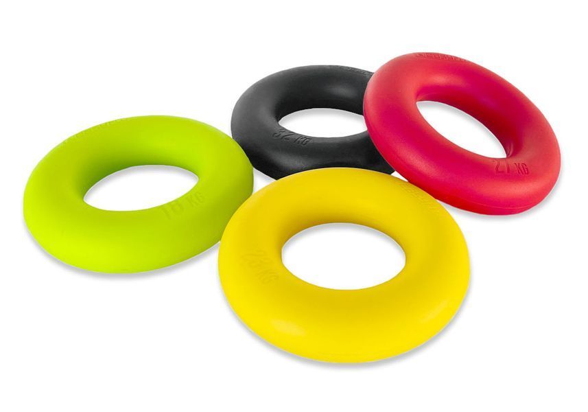 Еспандер кистьовий кільце EasyFit Ring 27 кг червоний фото