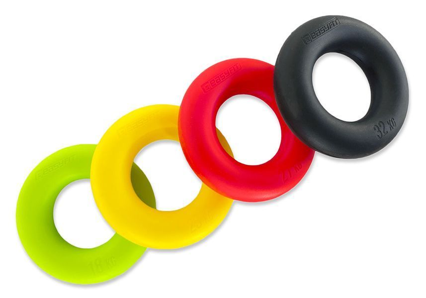 Еспандер кистьовий кільце EasyFit Ring 27 кг червоний фото