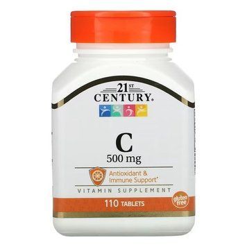 21st Century Vitamin C 500 mg 110 таблеток 21st Century купити в Україні