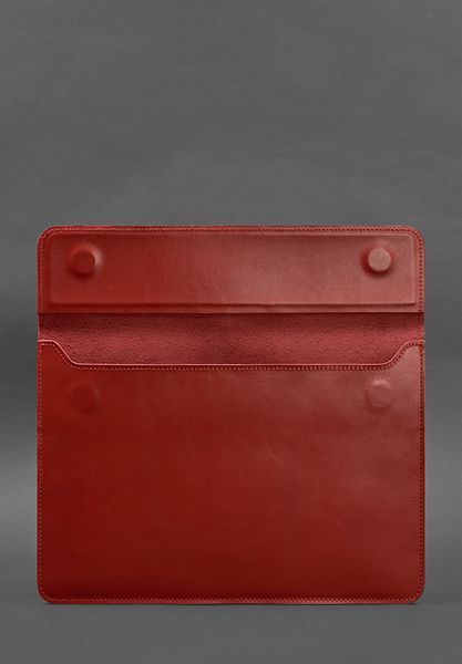 Шкіряний чохол-конверт на магнітах для MacBook 14 Червоний BN-GC-22-red фото