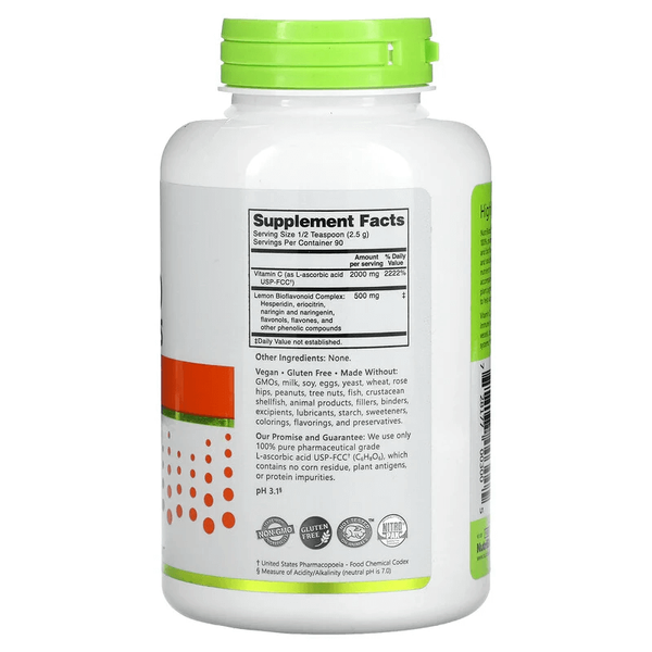 NutriBiotic Ascorbic Acid with Bioflavonoids 227 грам NutriBiotic купити в Україні