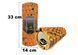 Масажний ролик EasyFit Grid Roller 33 см v.1.1 Multi Помаранчевий EF-2021-OR фото 1
