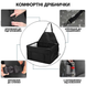 Велика Переноска для Собак в Машину Zmaker 48&times;39&times;27 см Складана Сумка-Автокрісло на 12 Трубок для Малих і Середніх Порід Чорна Zmaker1 фото 4