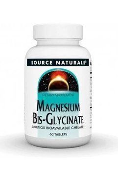 Source Naturals Magnesium Bis-Glycinate 60 таблеток Source Naturals купити в Україні