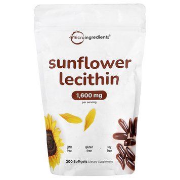 Micro Ingredients Sunflower Lecithin 300 рідких капсул - Micro Ingredients