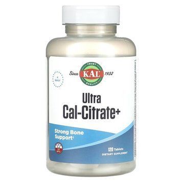 KAL Ultra Cal-Citrate+ 120 таблеток KAL купити в Україні