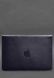 Шкіряний чохол-конверт на магнітах для MacBook 15-16 дюйм Темно-синій BN-GC-12-navy-blue фото 2