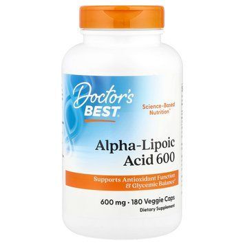 Doctor's Best Alpha-Lipoic Acid 600 mg 180 капсул - Doctor's Best