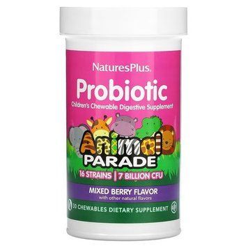 NaturesPlus Probiotic Children's 30 жувальних таблеток NaturesPlus купити в Україні