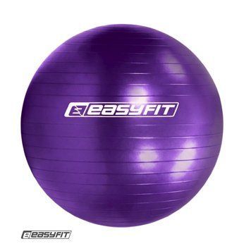 М'яч для фітнеса EasyFit BalanceBall 75 см фіолетовий - EasyFit