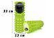 Масажний ролик EasyFit Grid Roller 33 см v.1.2 Салатовий фото 1