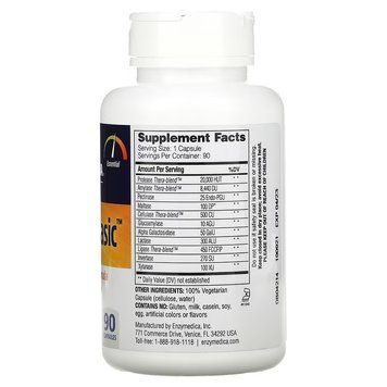 Enzymedica Digest Basic Essential Enzyme Formula 90 капсул ENZ-29010 фото