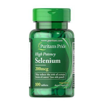 Puritan's Pride Selenium 200 mcg 100 таблеток Puritan's Pride купити в Україні