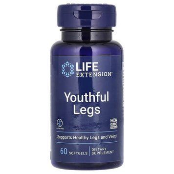 Life Extension Youthful Legs 500 mg 60 рідких капсул Life Extension купити в Україні