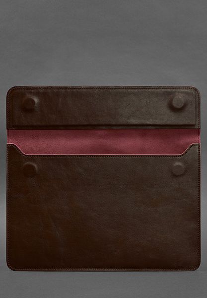 Шкіряний чохол-конверт на магнітах для MacBook 15-16 дюйм Бордовий BN-GC-12-vin фото