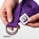 Ремінь для йоги EasyFit з петлею (фіолетовий)  купити в Україні 4