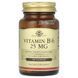 Solgar Vitamin B6 25 mg 100 таблеток SOL-03082 фото 1
